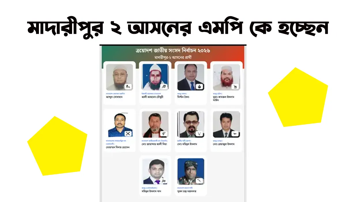 মাদারীপুর ২ আসনের এমপি কে হচ্ছেন